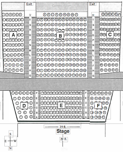 Layout and seating chart