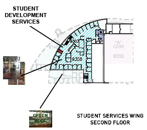 Student Development Services Texas Township Campus Map